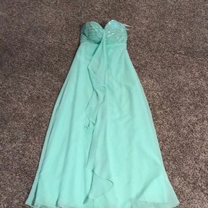 Long Mint color dress